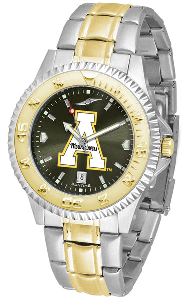 Appalachian State Mountaineers Competitor Two-Tone Men’s Watch - AnoChrome