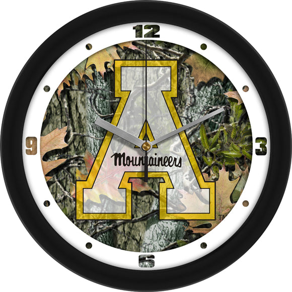 Appalachian State Mountaineers Wall Clock - Camo
