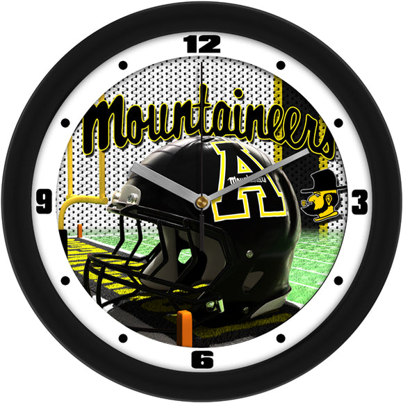 Appalachian State Mountaineers Wall Clock - Football Helmet