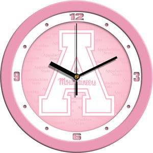 Appalachian State Mountaineers Wall Clock - Pink