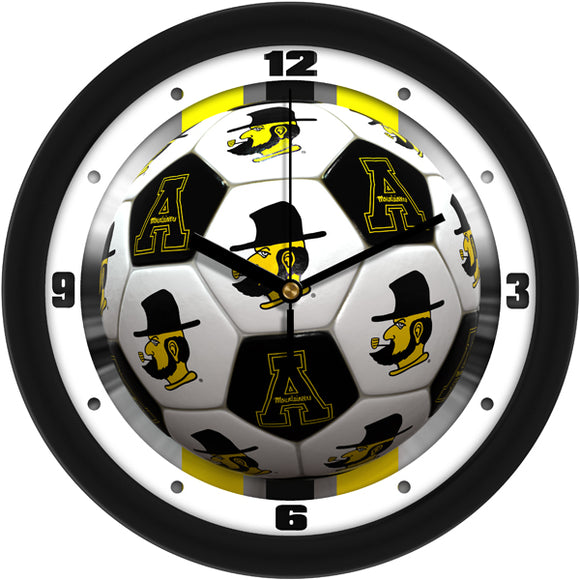 Appalachian State Mountaineers Wall Clock - Soccer