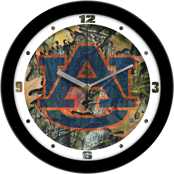 Auburn Tigers Wall Clock - Camo
