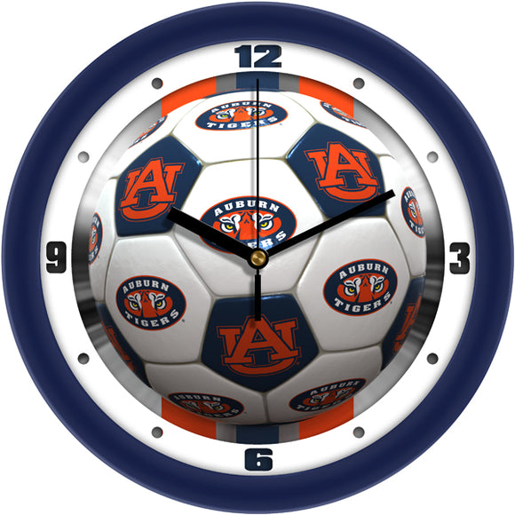 Auburn Tigers Wall Clock - Soccer