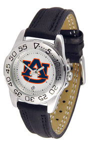 Auburn Tigers Sport Leather Ladies Watch