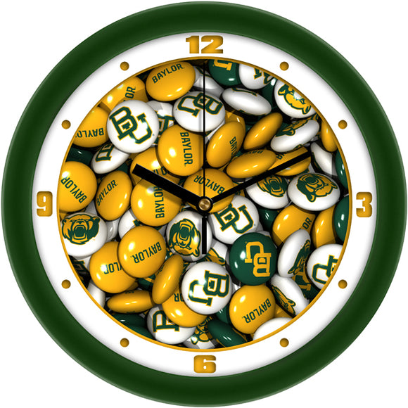 Baylor Bears Wall Clock - Candy