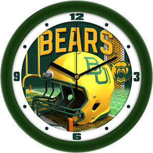 Baylor Bears Wall Clock - Football Helmet