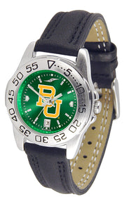 Baylor Bears Sport Leather Ladies Watch - AnoChrome