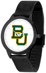Baylor Bears Statement Mesh Band Unisex Watch - Black