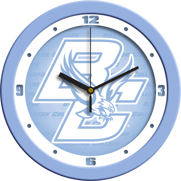 Boston College Eagles Wall Clock - Baby Blue