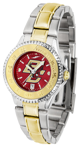 Boston College Eagles Competitor Two-Tone Ladies Watch - AnoChrome