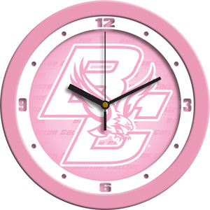 Boston College Eagles Wall Clock - Pink