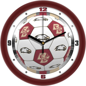Boston College Eagles Wall Clock - Soccer