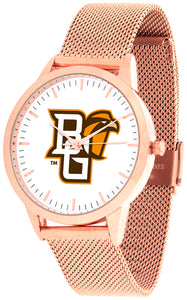 Bowling Green Statement Mesh Band Unisex Watch - Rose