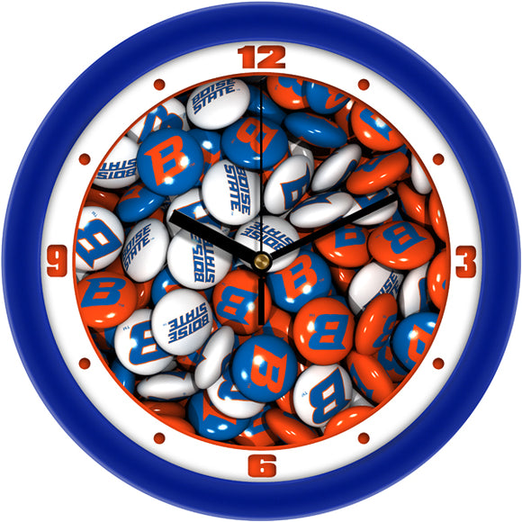 Boise State Wall Clock - Candy