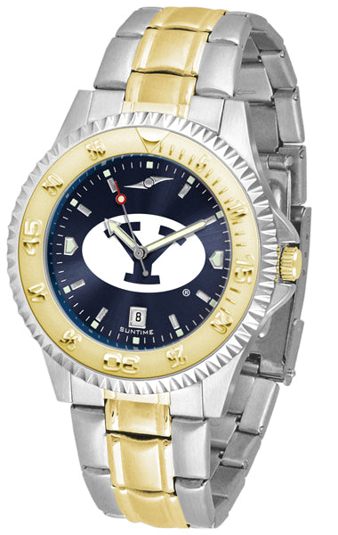 BYU Cougars Competitor Two-Tone Men’s Watch - AnoChrome