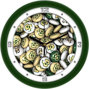 Cal Poly Mustangs Wall Clock - Candy