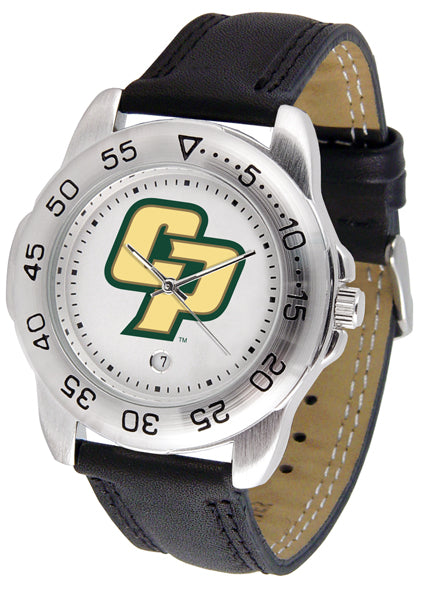 Cal Poly Mustangs Sport Leather Men’s Watch