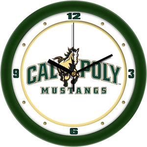 Cal Poly Mustangs Wall Clock - Traditional
