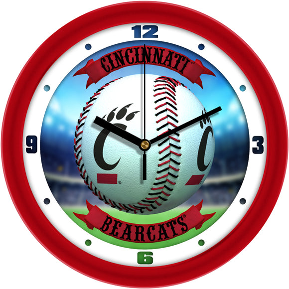 Cincinnati Wall Clock - Baseball Home Run