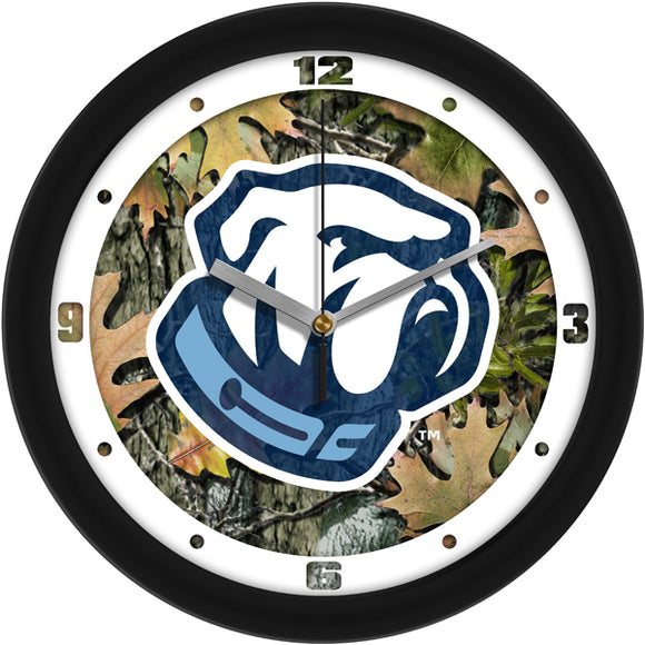 Citadel Bulldogs Wall Clock - Camo