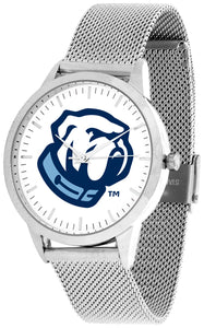 Citadel Bulldogs Statement Mesh Band Unisex Watch - Silver