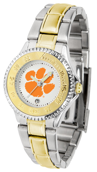 Clemson Tigers Competitor Two-Tone Ladies Watch
