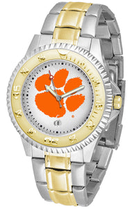 Clemson Tigers Competitor Two-Tone Men’s Watch