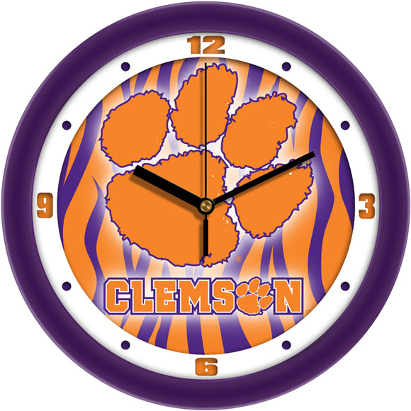 Clemson Tigers Wall Clock - Dimension