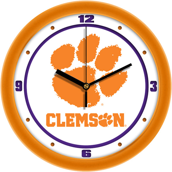 Clemson Tigers Wall Clock - Traditional