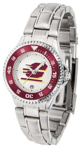 Central Michigan Competitor Steel Ladies Watch