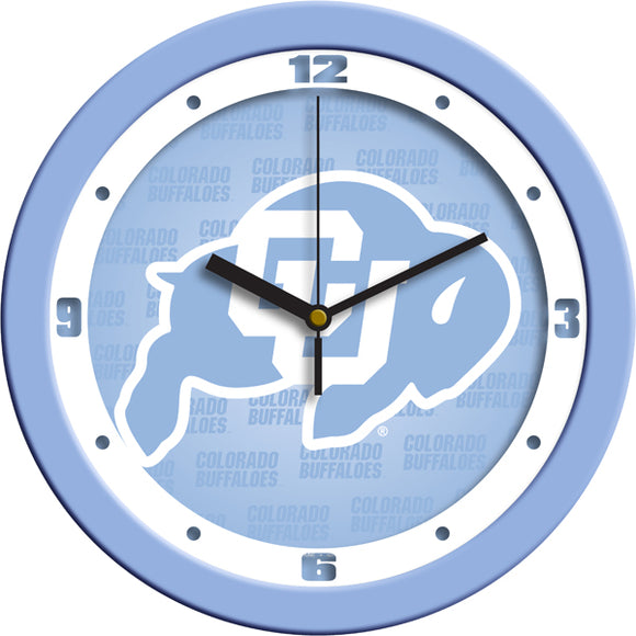Colorado Buffaloes Wall Clock - Baby Blue