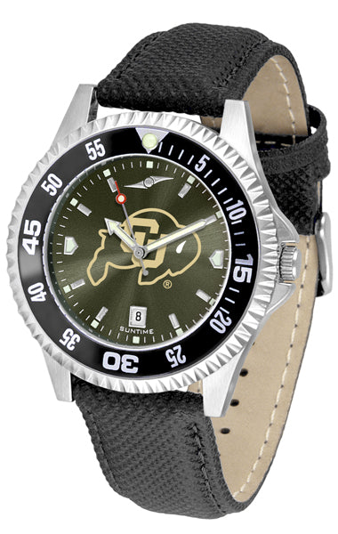 Colorado Buffaloes Competitor Men’s Watch - AnoChrome - Color Bezel