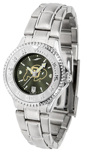 Colorado Buffaloes Competitor Steel Ladies Watch - AnoChrome
