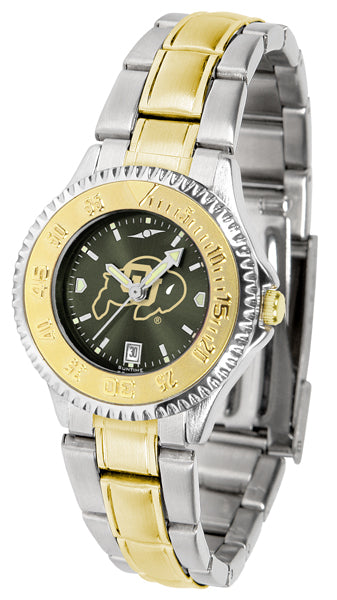 Colorado Buffaloes Competitor Two-Tone Ladies Watch - AnoChrome