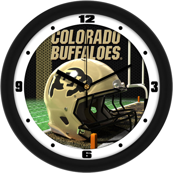 Colorado Buffaloes Wall Clock - Football Helmet