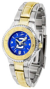 Creighton Bluejays Competitor Two-Tone Ladies Watch - AnoChrome