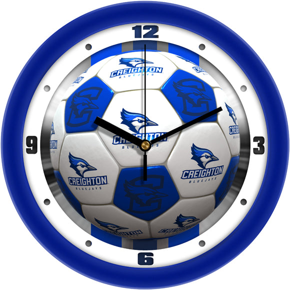 Creighton Bluejays Wall Clock - Soccer