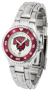 Central Washington Competitor Steel Ladies Watch