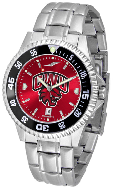Central Washington Competitor Steel Men’s Watch - AnoChrome- Color Bezel
