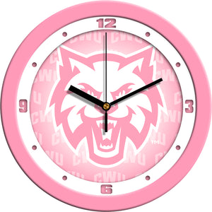 Central Washington Wall Clock - Pink