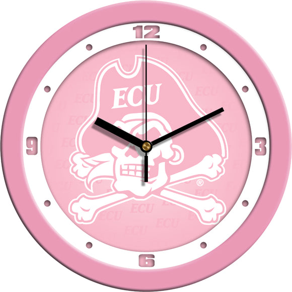 East Carolina Wall Clock - Pink