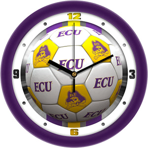 East Carolina Wall Clock - Soccer