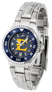East Tennessee State Competitor Steel Ladies Watch - AnoChrome - Color Bezel