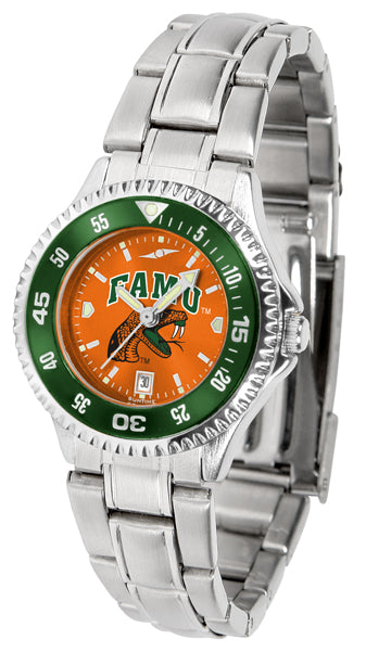 Florida A&M Competitor Steel Ladies Watch - AnoChrome - Color Bezel