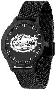 Florida Gators Statement Mesh Band Unisex Watch - Black - Black Dial