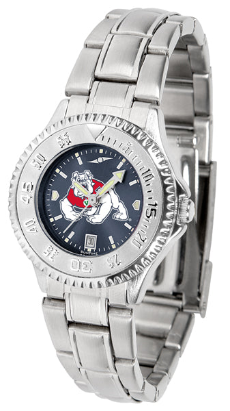 Fresno State Competitor Steel Ladies Watch - AnoChrome