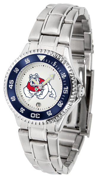 Fresno State Competitor Steel Ladies Watch
