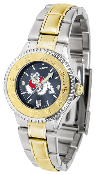 Fresno State Competitor Two-Tone Ladies Watch - AnoChrome