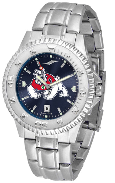 Fresno State Competitor Steel Men’s Watch - AnoChrome