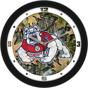 Fresno State Wall Clock - Camo